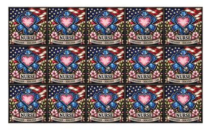 DecoCraft - Studio 1375 - Scenic Tiles Series - Everyday Heroes - Nurse