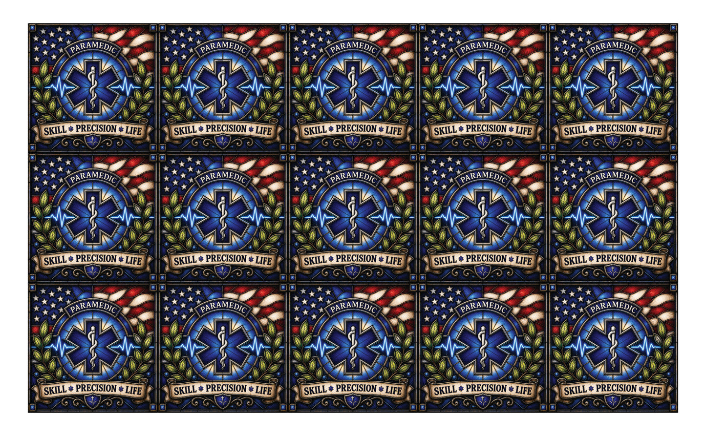 DecoCraft - Studio 1375 - Scenic Tiles Series - Everyday Heroes - Paramedic