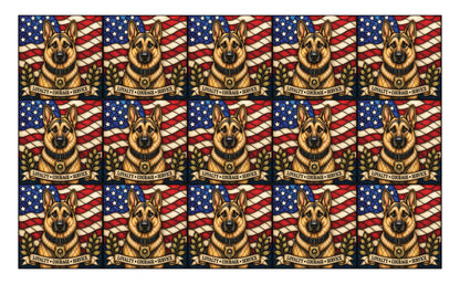 DecoCraft - Studio 1375 - Scenic Tiles Series - Everyday Heroes - K-9 Officer