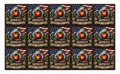 DecoCraft - Studio 1375 - Scenic Tiles Series - Everyday Heroes - Teacher