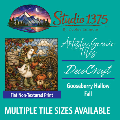 DecoCraft - Studio 1375 - Scenic Tiles Series - Gooseberry Hallow - Fall