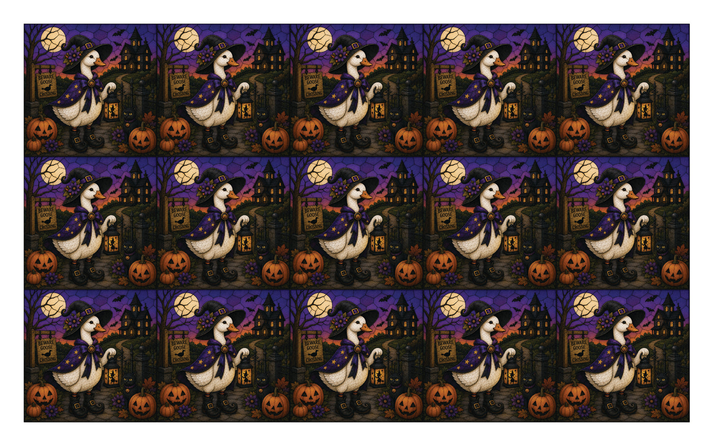 DecoCraft - Studio 1375 - Scenic Tiles Series - Gooseberry Hallow - Halloween