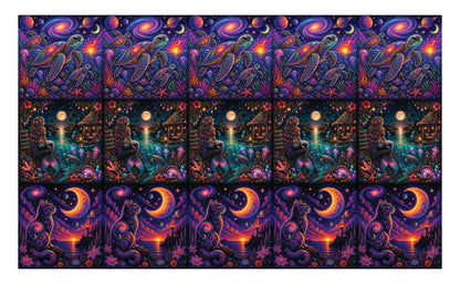 DecoCraft - Studio 1375 - Scenic Tiles Series - Groovy Glow Volume I