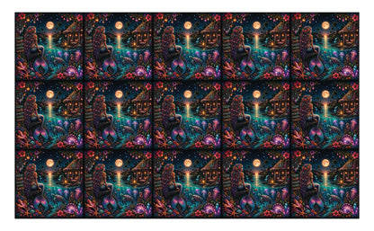DecoCraft - Studio 1375 - Scenic Tiles Series - Groovy Glow - Moonlit Mermaid