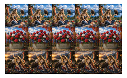 DecoCraft - Studio 1375 - Scenic Tiles Series - Wings of Freedom - Faries