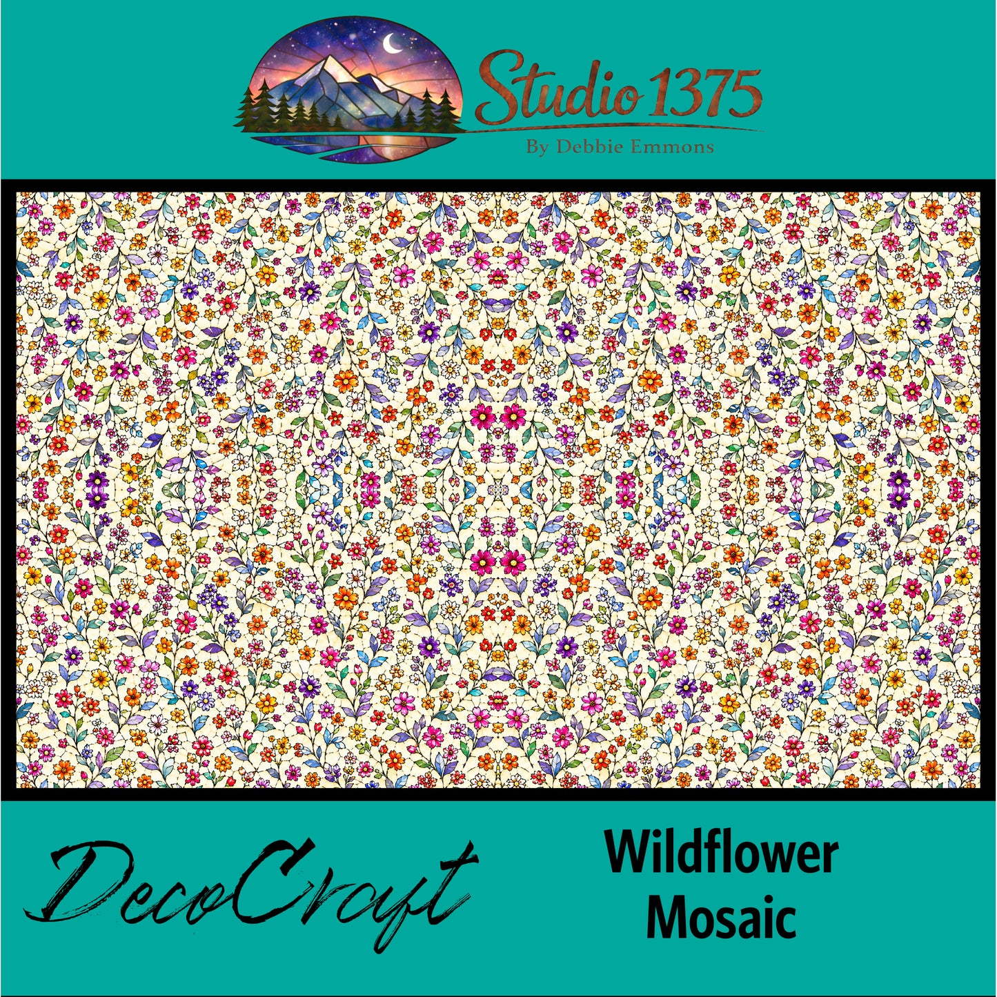 DecoCraft - Studio 1375 - WIldflower Mosaic