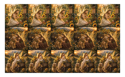 DecoCraft - Studio 1375 - Scenic Tiles Series - Sunflower Faries