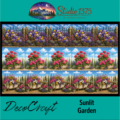 DecoCraft - Studio 1375 - Scenic Tiles Series - Sunlit Garden