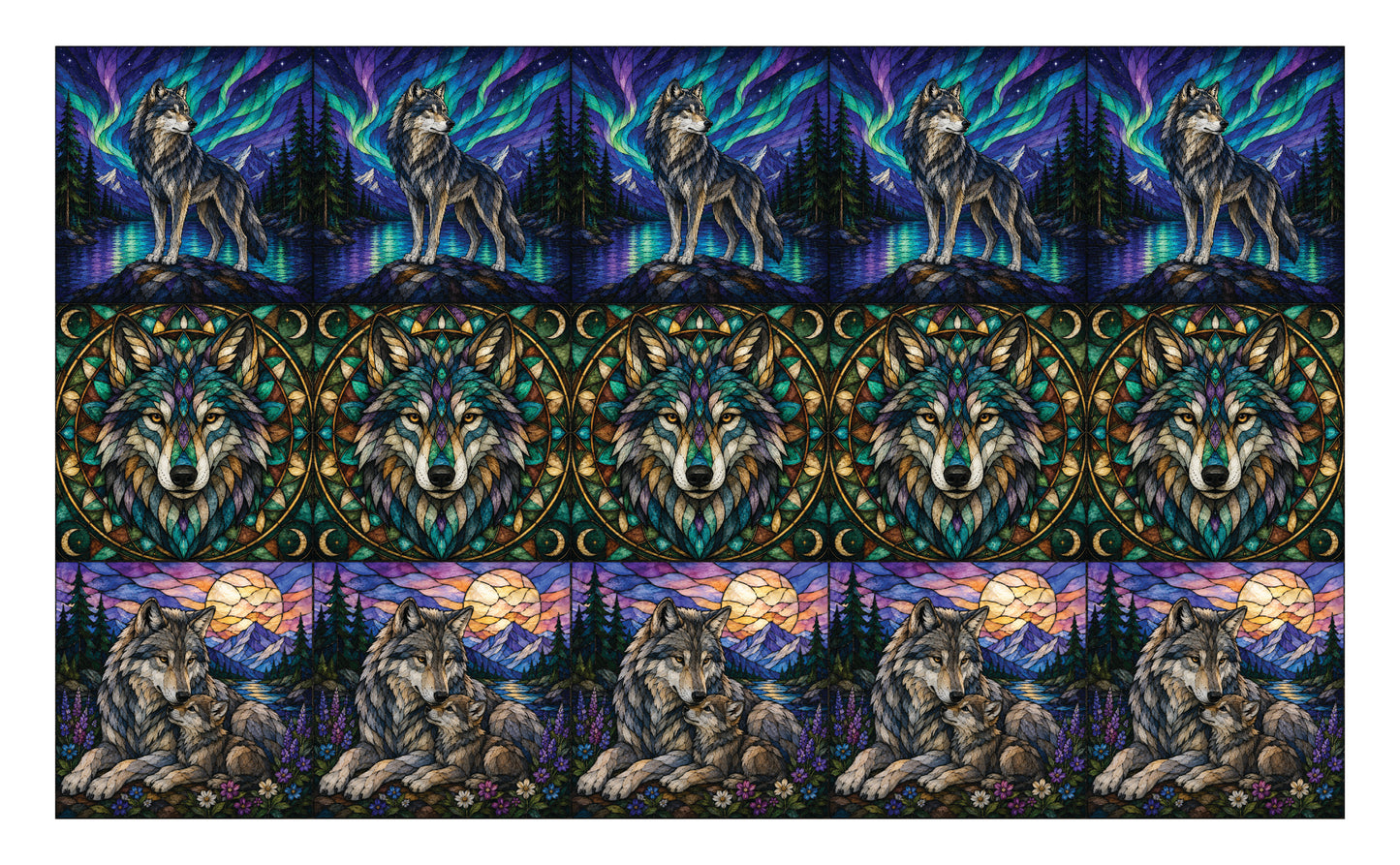 DecoCraft - Studio 1375 - Scenic Elevated Texture Tiles - Wolf Moon Assortment