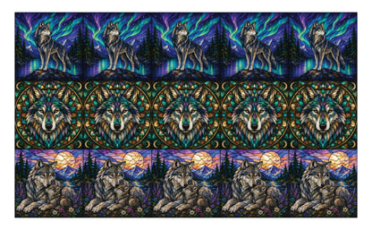 DecoCraft - Studio 1375 - Scenic Elevated Texture Tiles - Wolf Moon Assortment