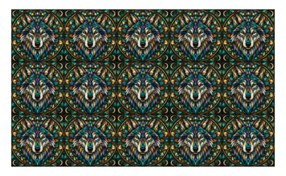 DecoCraft - Studio 1375 - Scenic Elevated Texture Tiles - Wolf Moon - Wild Spirit