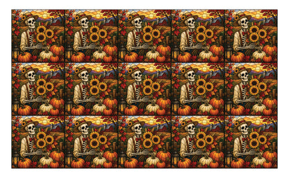 DecoCraft - Studio 1375 - Scenic Elevated Texture Tiles - Bones & Blooms - Harvest Sweetheart