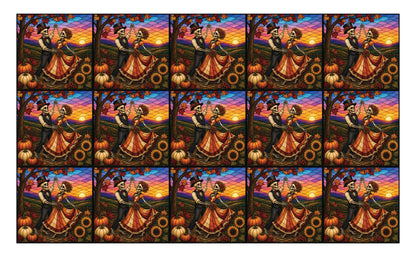 DecoCraft - Studio 1375 - Scenic Elevated Texture Tiles - Bones & Blooms - May I Have this Dance