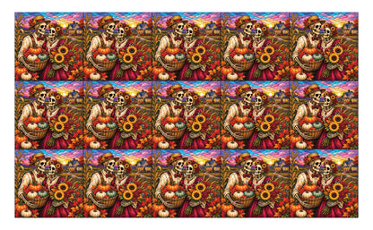 DecoCraft - Studio 1375 - Scenic Elevated Texture Tiles - Bones & Blooms - Together at Harvest