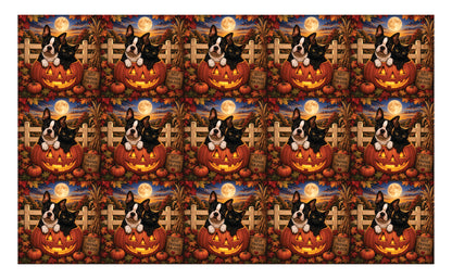 DecoCraft - Studio 1375 - Scenic Tiles Series - Boston Terrier Adventures - Besties