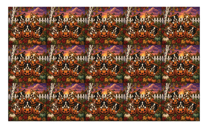 DecoCraft - Studio 1375 - Scenic Tiles Series - Boston Terrier Adventures - Jack's Peekers