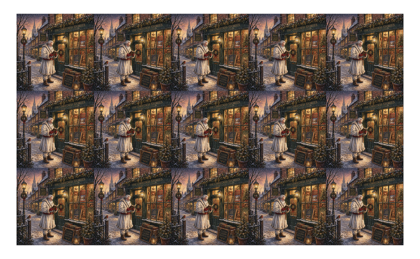 DecoCraft - Studio 1375 - Scenic Tiles Series - Father Christmas - Santa's Stories