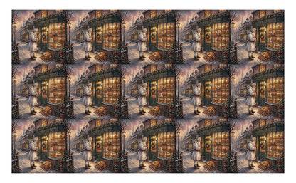 DecoCraft - Studio 1375 - Scenic Tiles Series - Father Christmas - Santa's Sweet Shop