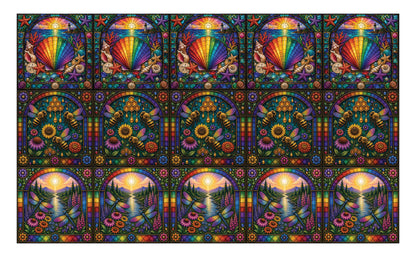 DecoCraft - Studio 1375 - Scenic Elevated Texture Tiles -In Living Color Assortment I