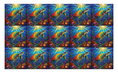 DecoCraft - Studio 1375 - Scenic Elevated Texture Tiles - In Living Color - Ocean Wanderer