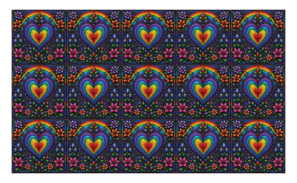 DecoCraft - Studio 1375 - Scenic Elevated Texture Tiles - In Living Color - Heart of Color