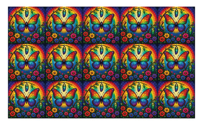 DecoCraft - Studio 1375 - Scenic Elevated Texture Tiles - In Living Color - Wings of Transformation