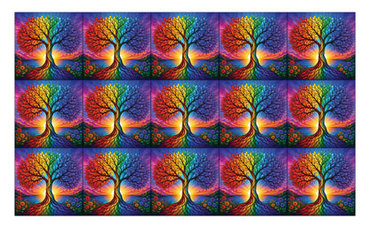 DecoCraft - Studio 1375 - Scenic Elevated Texture Tiles - In Living Color - Roots of Color