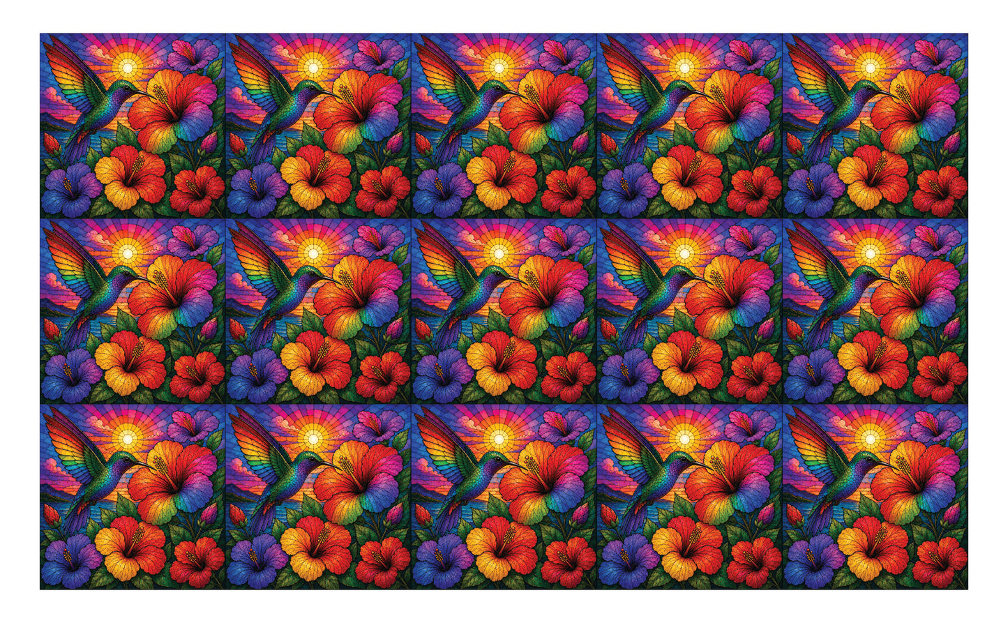 DecoCraft - Studio 1375 - Scenic Elevated Texture Tiles - In Living Color -Wings of Color