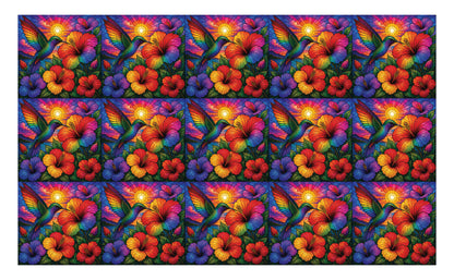 DecoCraft - Studio 1375 - Scenic Elevated Texture Tiles - In Living Color -Wings of Color
