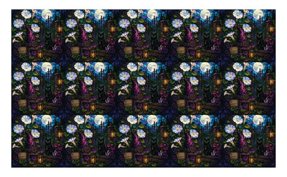 DecoCraft - Studio 1375 - Scenic Tiles Series - Moonlight Botanica - Moonflower Hollow
