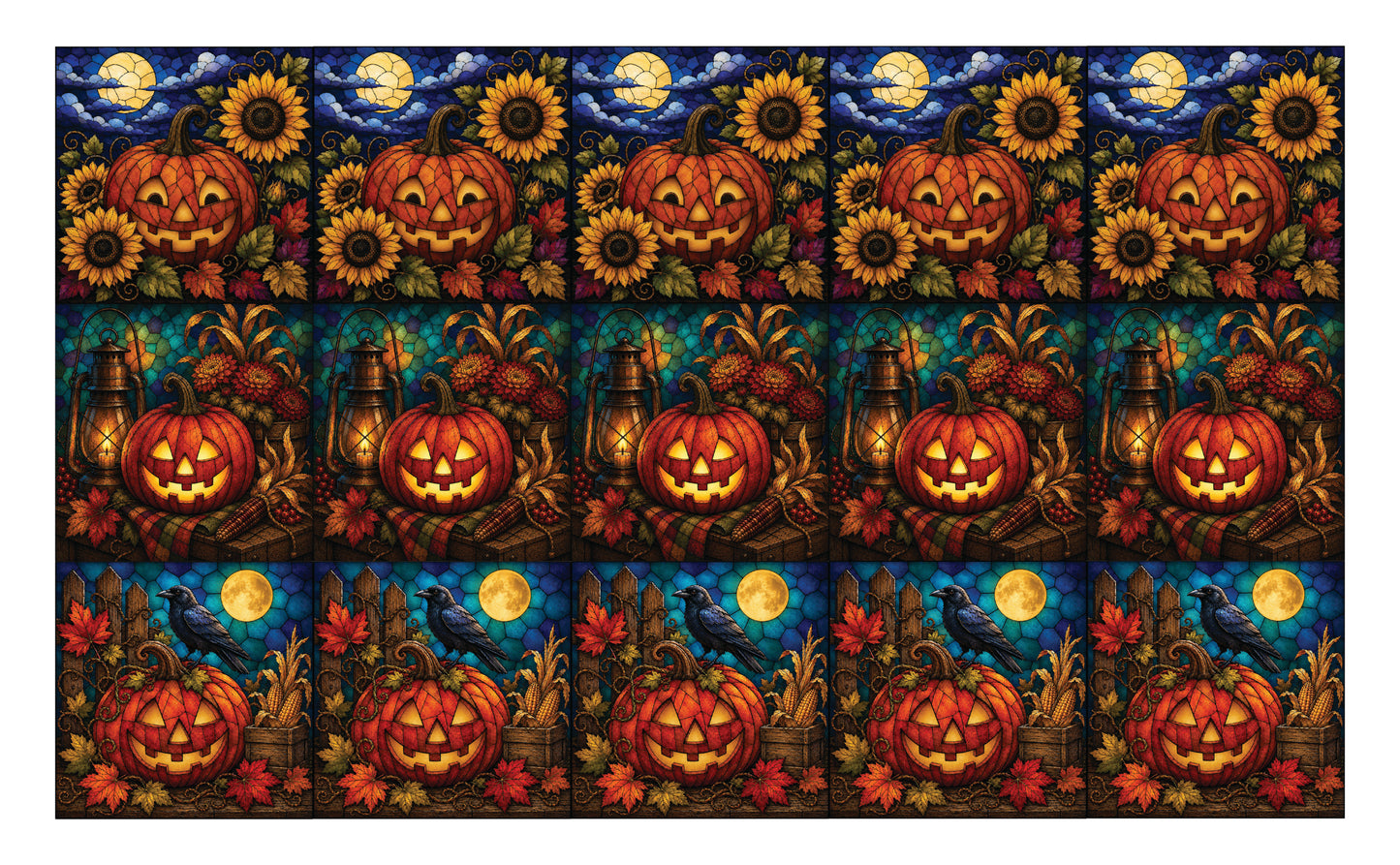 DecoCraft - Studio 1375 - Scenic Elevated Texture Tiles - Moonlight Harvest Assortment