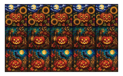 DecoCraft - Studio 1375 - Scenic Elevated Texture Tiles - Moonlight Harvest Assortment