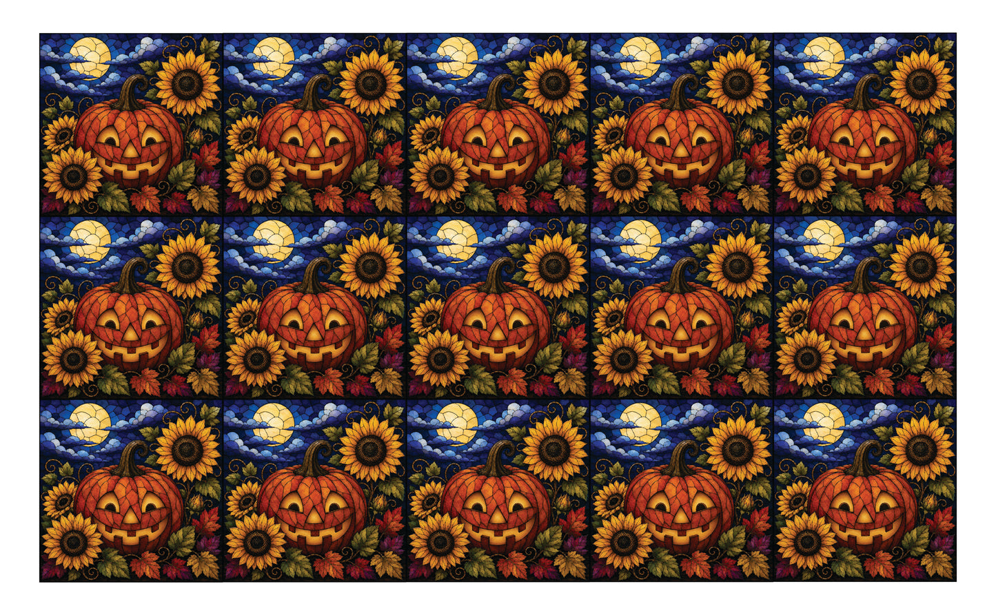DecoCraft - Studio 1375 - Scenic Elevated Texture Tiles - Moonlit Harvest - Harvest Jack