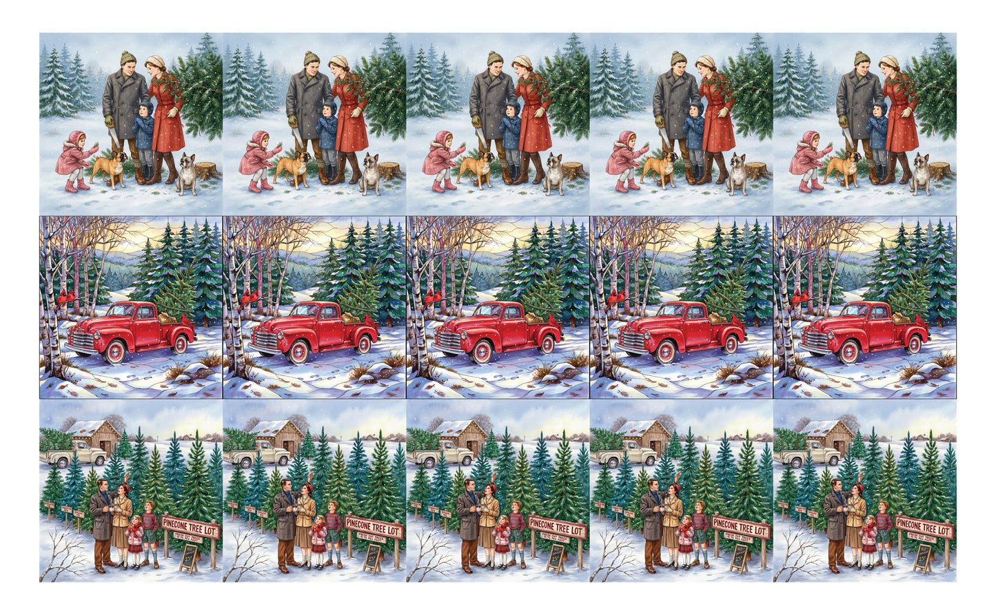 DecoCraft - Studio 1375 - Scenic Tiles Series - Pine & Promise Assortment