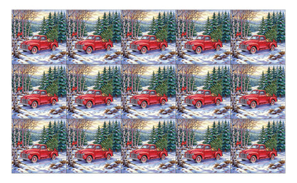 DecoCraft - Studio 1375 - Scenic Tiles Series - Pine & Promise - Hauling Tradition