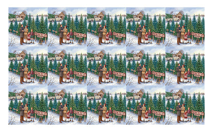 DecoCraft - Studio 1375 - Scenic Tiles Series - Pine & Promise - Tree Lot Tradition