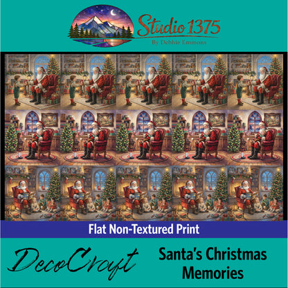 DecoCraft - Studio 1375 - Scenic Tiles Series - Santa's Christmas Memories Assortment