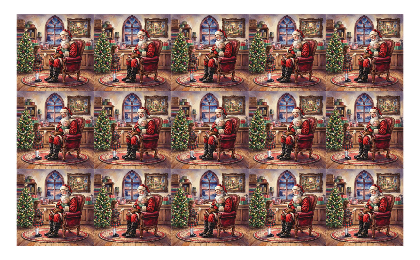 DecoCraft - Studio 1375 - Scenic Tiles Series - Santa's Christmas Memories - Christmas Wishes