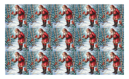 DecoCraft - Studio 1375 - Scenic Tiles Series - Santa's Woodland Friends - Cardinal Friends