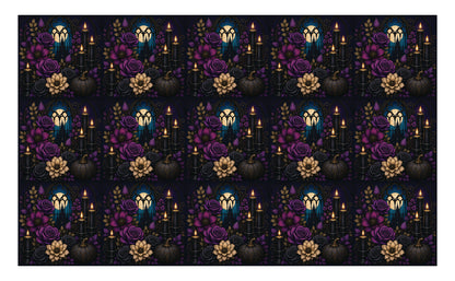 DecoCraft - Studio 1375 - Scenic Tiles Series - Velvet Midnight - Cathedral Bloom