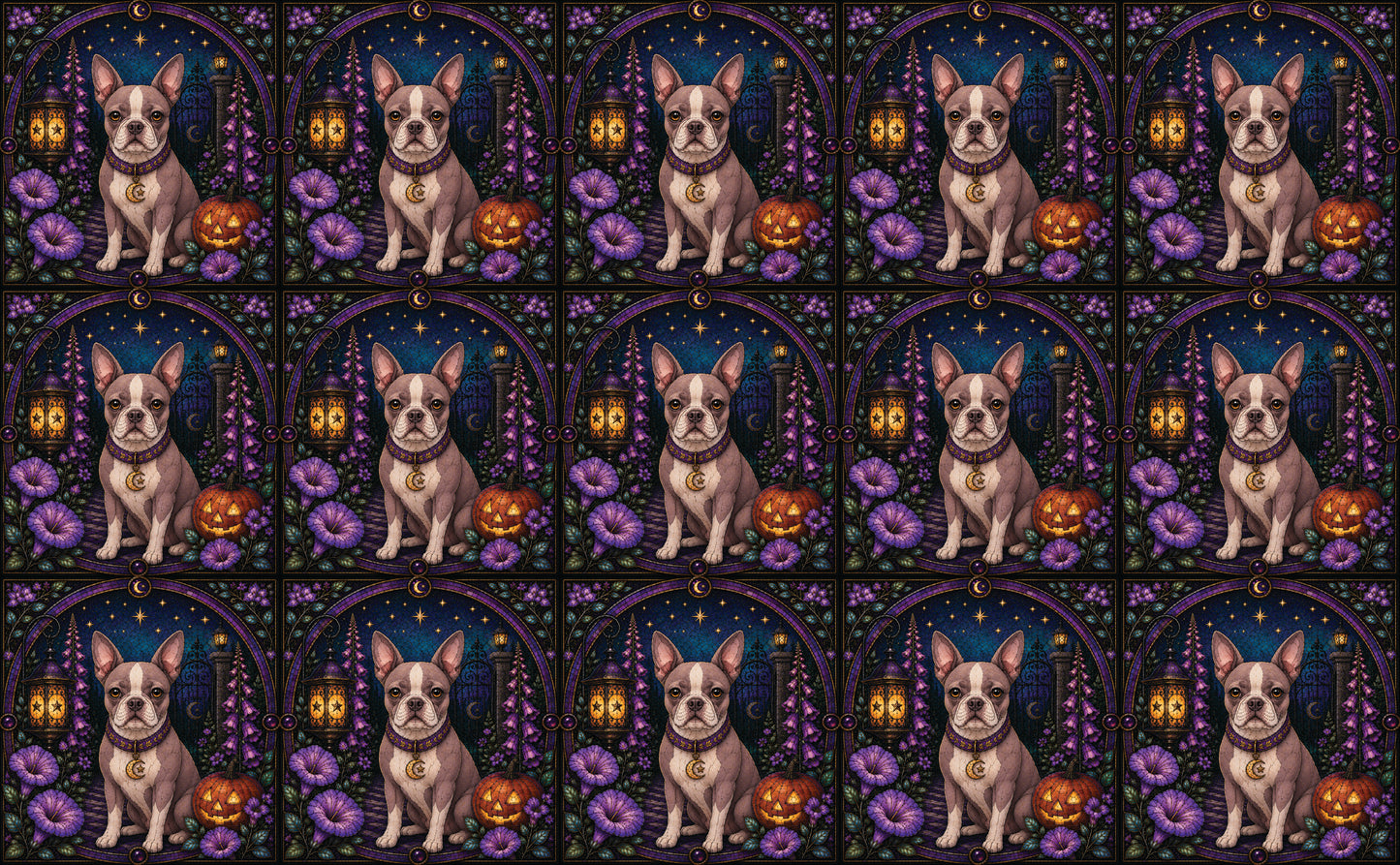 DecoCraft - Studio 1375 - Scenic Tiles Series - Witching Hour Guardians - Lola's Moonlit Garden