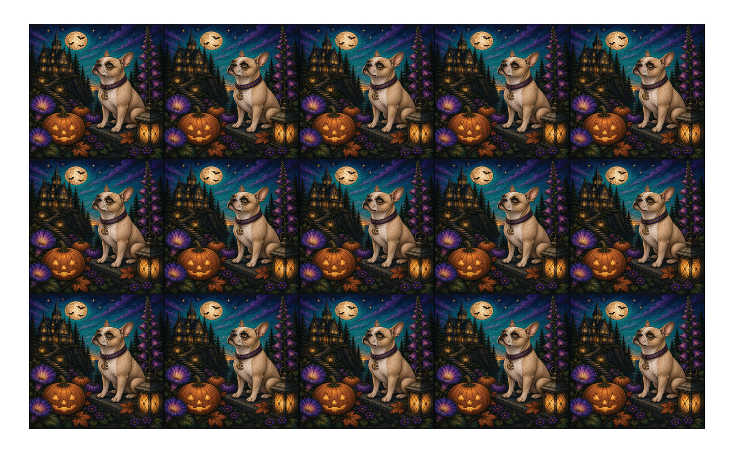 DecoCraft - Studio 1375 - Scenic Tiles Series - Witching Hour Guardians - Pumpkin Watcher