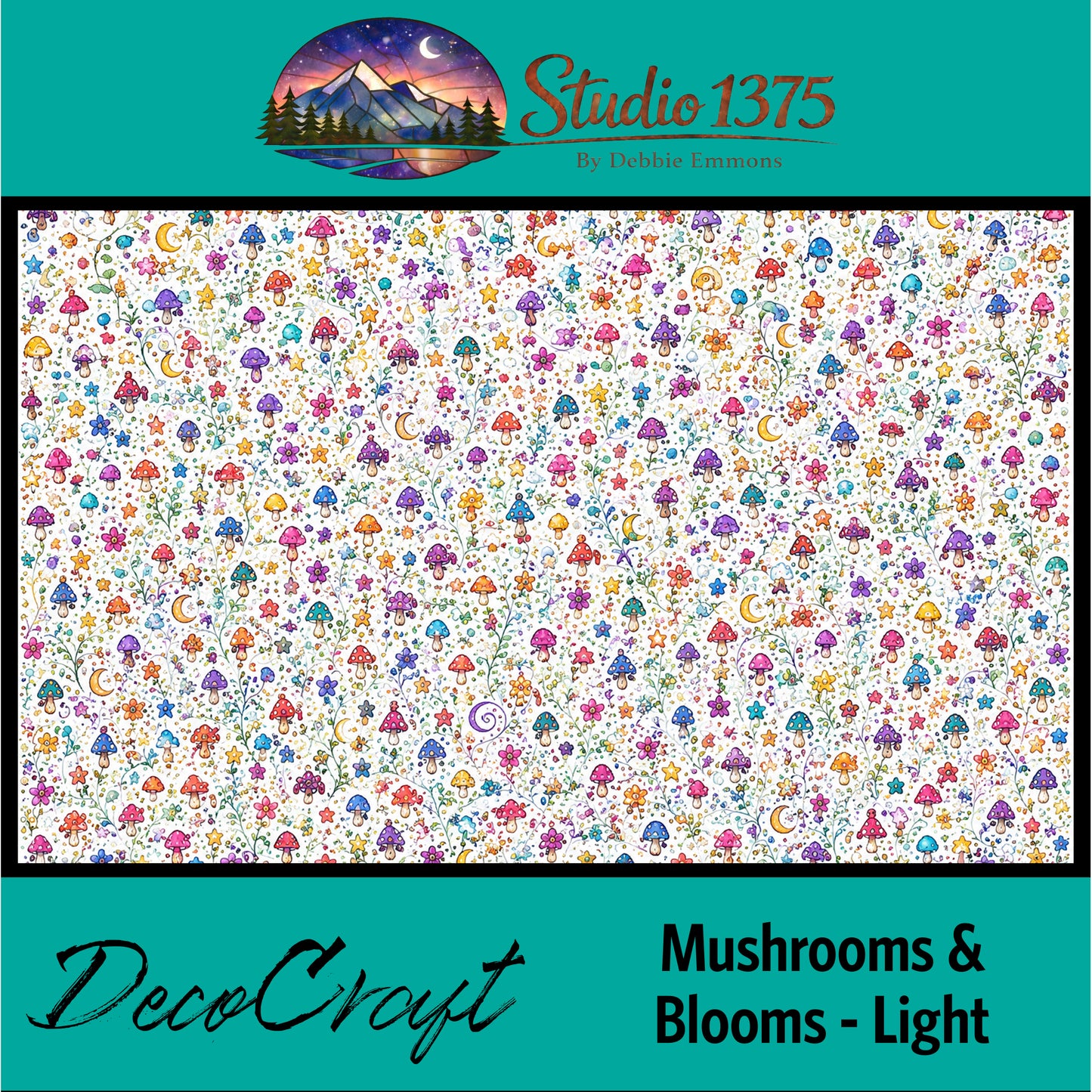 DecoCraft - Studio 1375 -Mushrooms & Blooms - Light