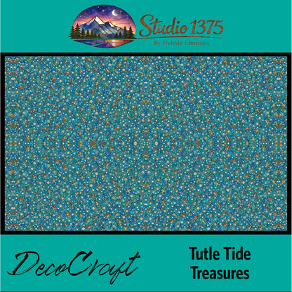 DecoCraft - Studio 1375 -Azure Turtle Tide Treasures