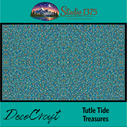 DecoCraft - Studio 1375 -Azure Turtle Tide Treasures