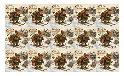 DecoCraft - Studio 1375 - Scenic Tiles Series - Merry Mouse Christmas - Toy Express