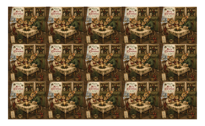 DecoCraft - Studio 1375 - Scenic Tiles Series - Merry Mouse Christmas - Family Time