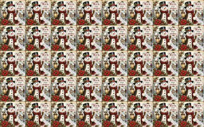 DecoCraft - Studio 1375 - Scenic Tiles Series - Christmas Wishes - Warm Winter Wishes