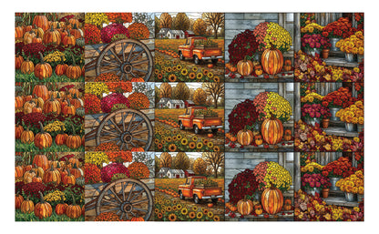 DecoCraft - Scenic Elevated Texture Tiles - Harvest Charm