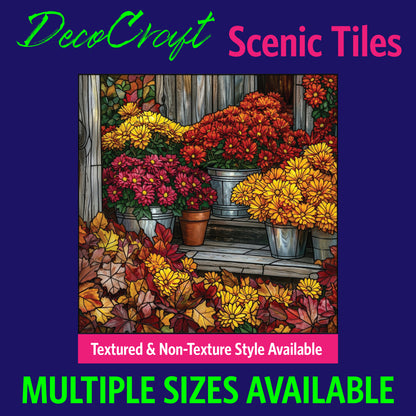 DecoCraft - Scenic Elevated Texture Tiles - Fall - Mum Market